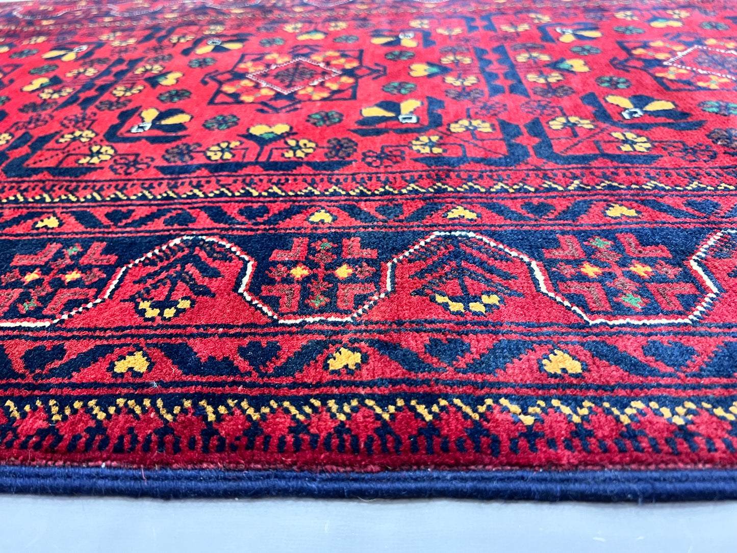 Afghan Kondor, Ersari weave, vegetable dyes, 790x81 cm | Rug#26533