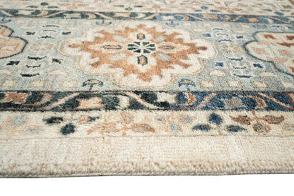 Mamluk design balanced palette of light brown harmonious mixed tones 366x275  cm | Rug #32077