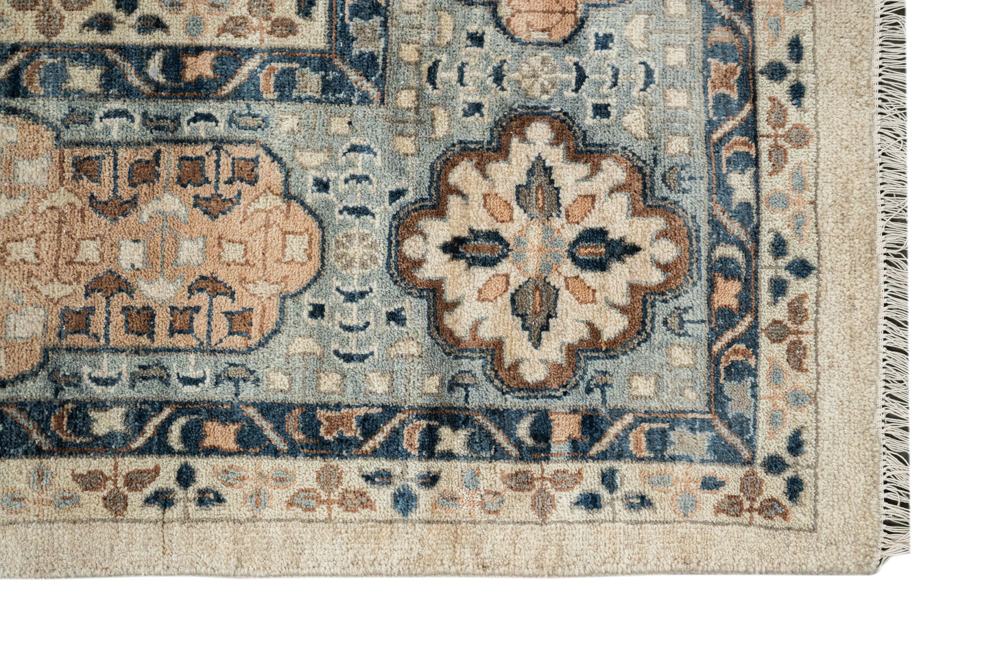 Mamluk design balanced palette of light brown harmonious mixed tones 366x275  cm | Rug #32077