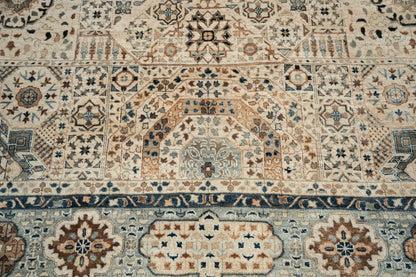 Mamluk design balanced palette of light brown harmonious mixed tones 366x275  cm | Rug #32077