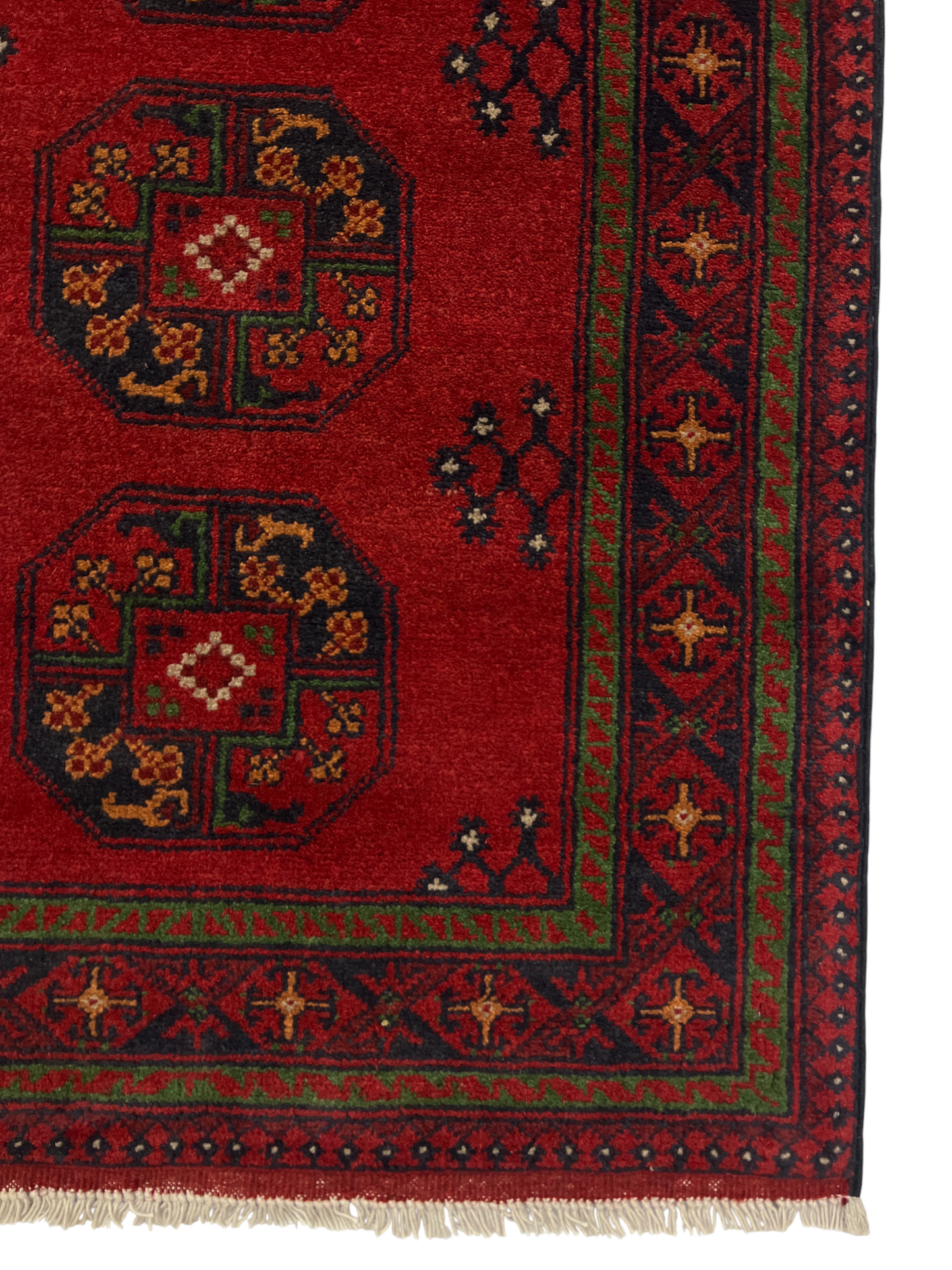 Ersari weave Afghan runner Dolatabad design 692x83cm | Rug# 27281