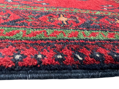 Ersari weave Afghan runner Dolatabad design 692x83cm | Rug# 27281