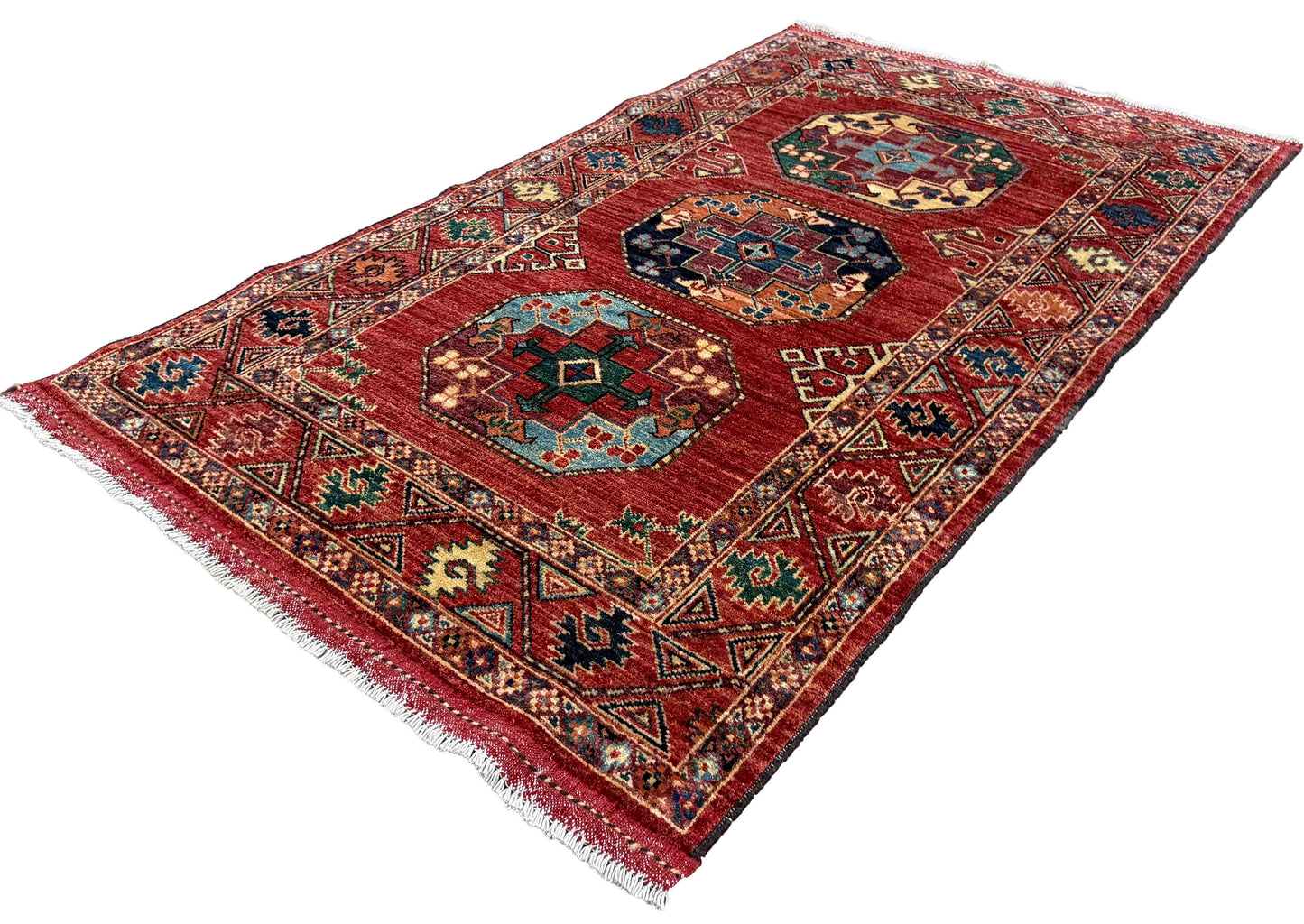 Custom-Made Ersari-Turkmen weave, woven in Khiva-Uzbekistan  151x92cm | Rug# 27515