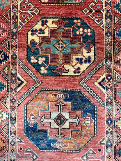 Custom-Made Ersari-Turkmen weave, woven in Khiva-Uzbekistan 300x86cm | Rug# 27516