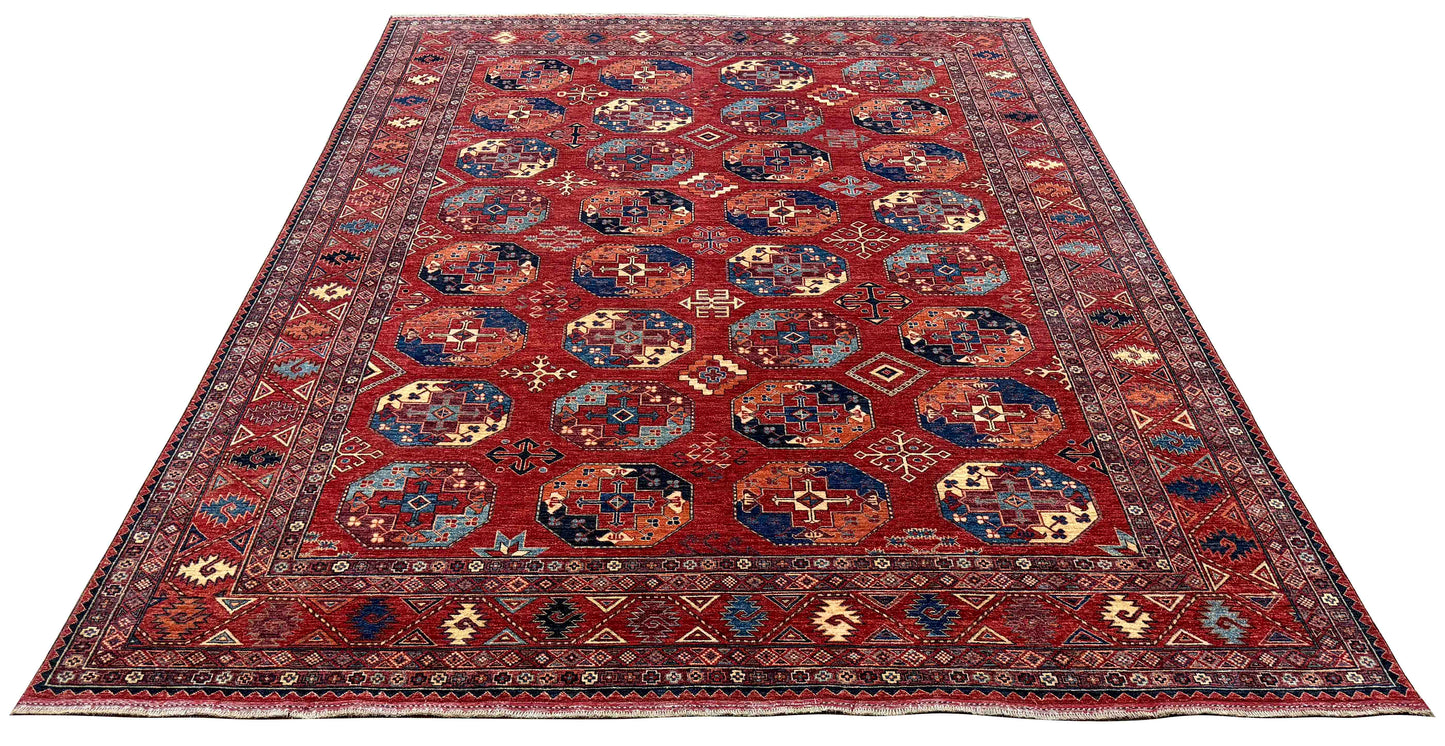 Custom-Made Ersari Turkmen, woven in Mazar-Sharif Afghanistan 391x307cm | Rug# 27507