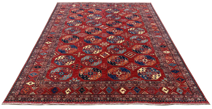 Custom-Made Ersari Turkmen, woven in Mazar-Sharif Afghanistan 391x307cm | Rug# 27507