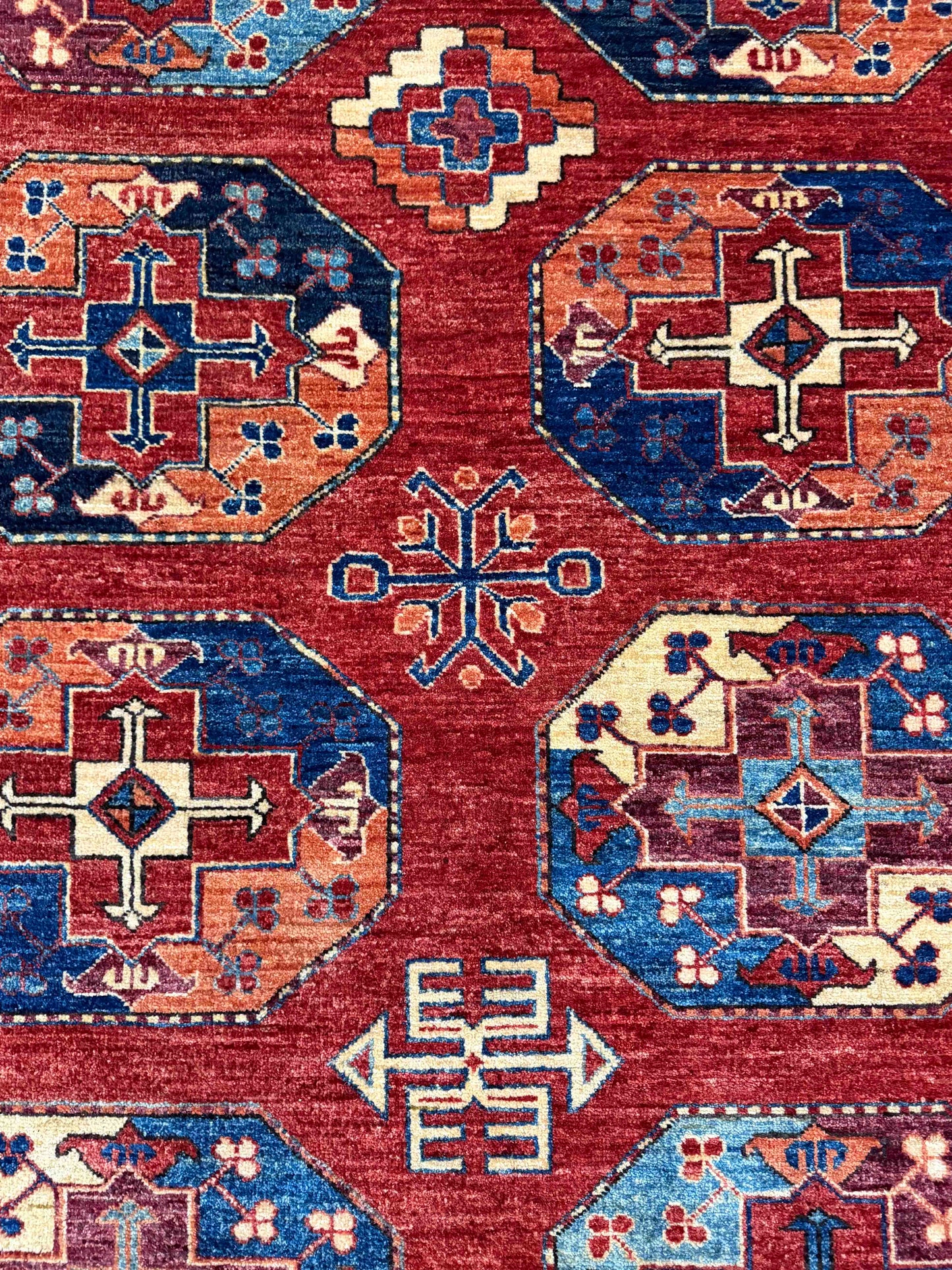 Custom-Made Ersari Turkmen, woven in Mazar-Sharif Afghanistan 391x307cm | Rug# 27507