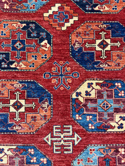Custom-Made Ersari Turkmen, woven in Mazar-Sharif Afghanistan 391x307cm | Rug# 27507