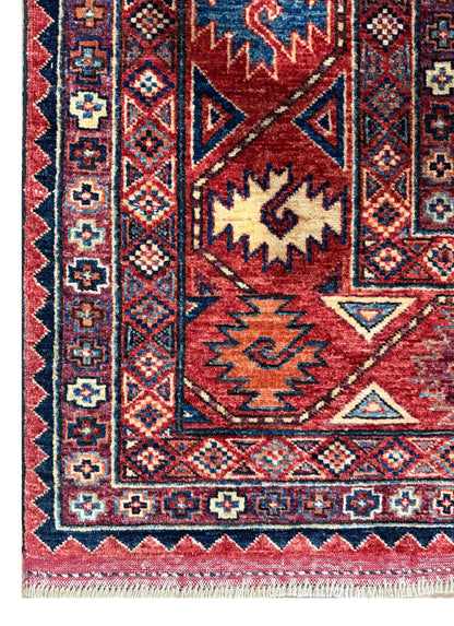 Custom-Made Ersari Turkmen, woven in Mazar-Sharif Afghanistan 391x307cm | Rug# 27507
