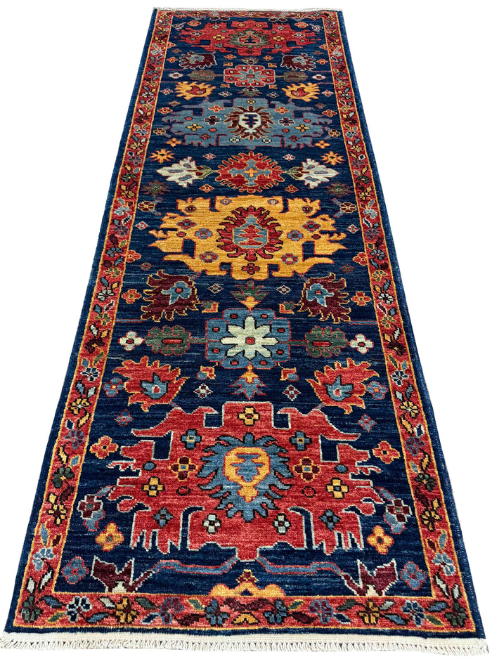Custom-Made Turkmen weave in Mazar Sharif-Afghanistan 202x66cm| Rug# 27518