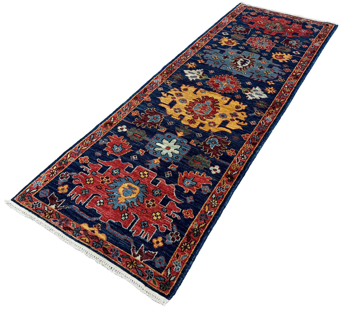 Custom-Made Turkmen weave in Mazar Sharif-Afghanistan 202x66cm| Rug# 27518