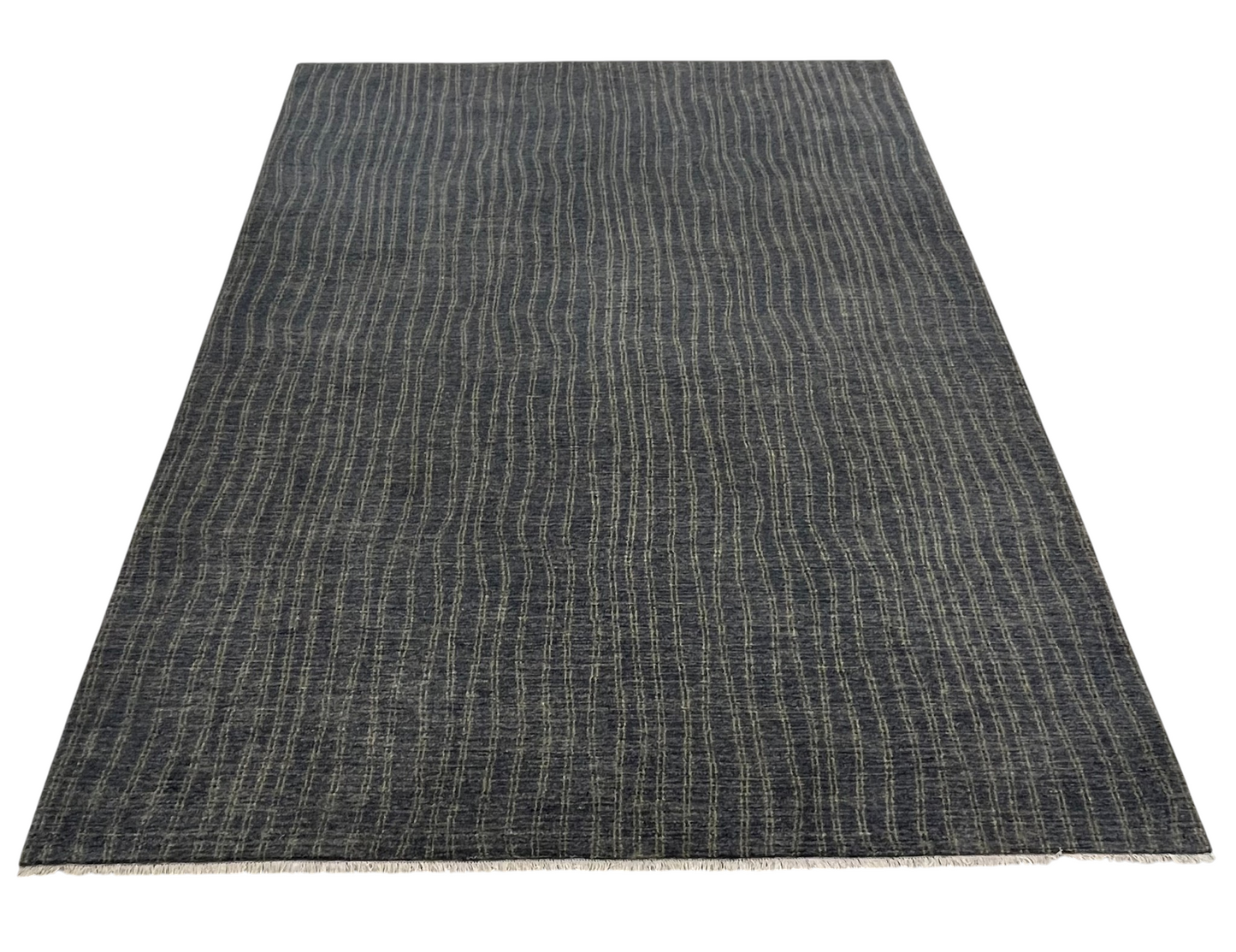 Custom-made modern designer rug, woven in Peshawar 367x273 cm | Rug# 27499