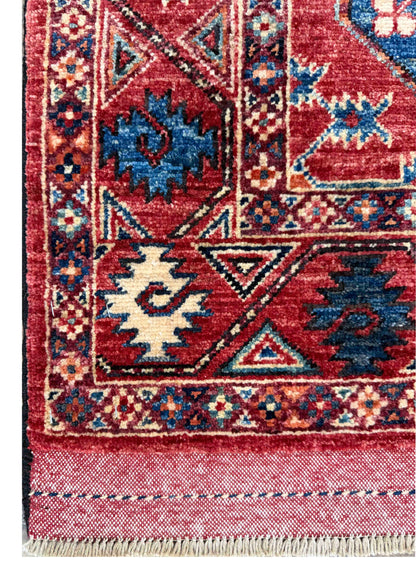 Custom-Made Ersari-Turkmen weave, woven in Khiva-Uzbekistan 341x82cm | Rug# 27514