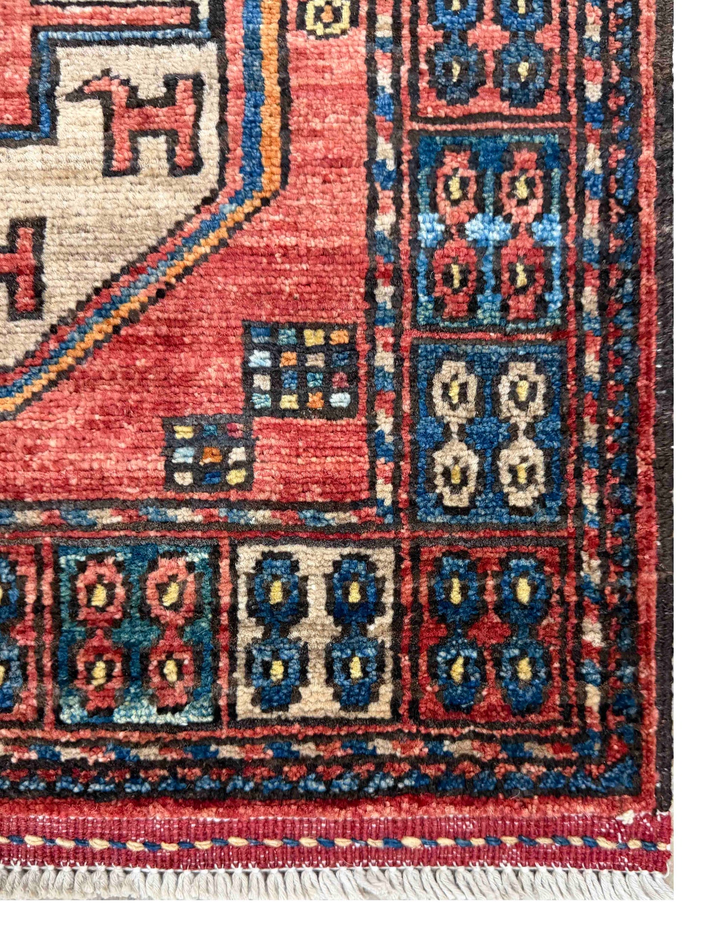 Custom-Made Ersari-Turkmen weave, Mazar Afghanistan 90x60cm | Rug# 27519