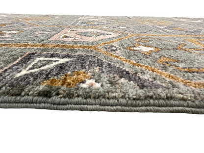 Custom-made modern designer rug, woven in Peshawar 606x96 cm | Rug# 27501