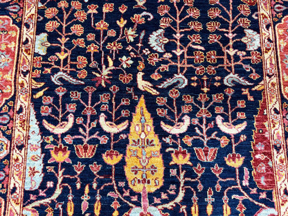 Custom-Made Turkmen weave Afghan, woven in Mazar-Sharif 185x127cm | Rug# 27511