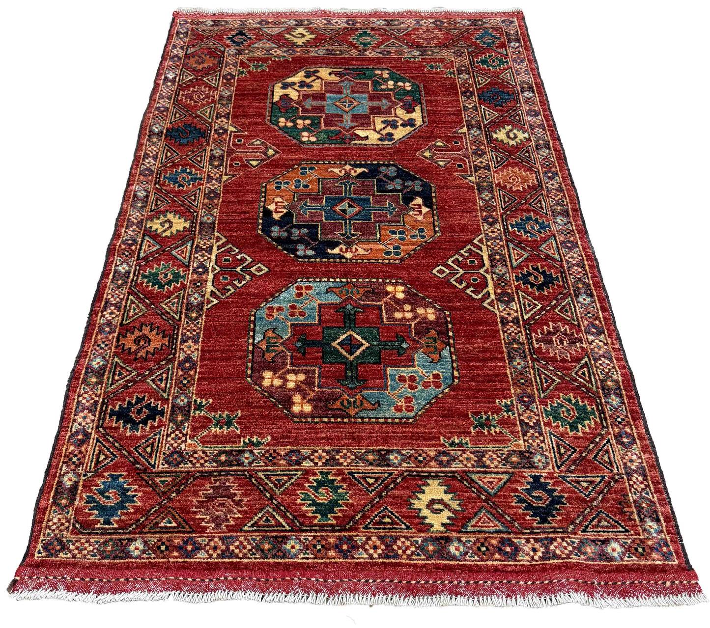 Custom-Made Ersari-Turkmen weave, woven in Khiva-Uzbekistan  151x92cm | Rug# 27515