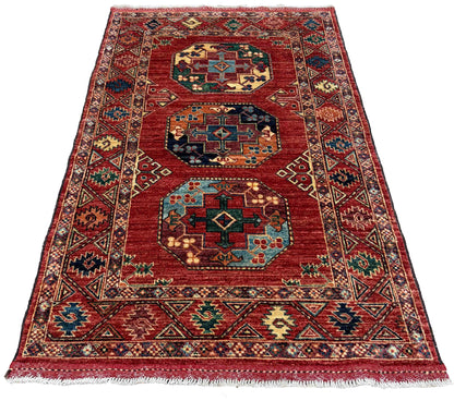 Custom-Made Ersari-Turkmen weave, woven in Khiva-Uzbekistan  151x92cm | Rug# 27515