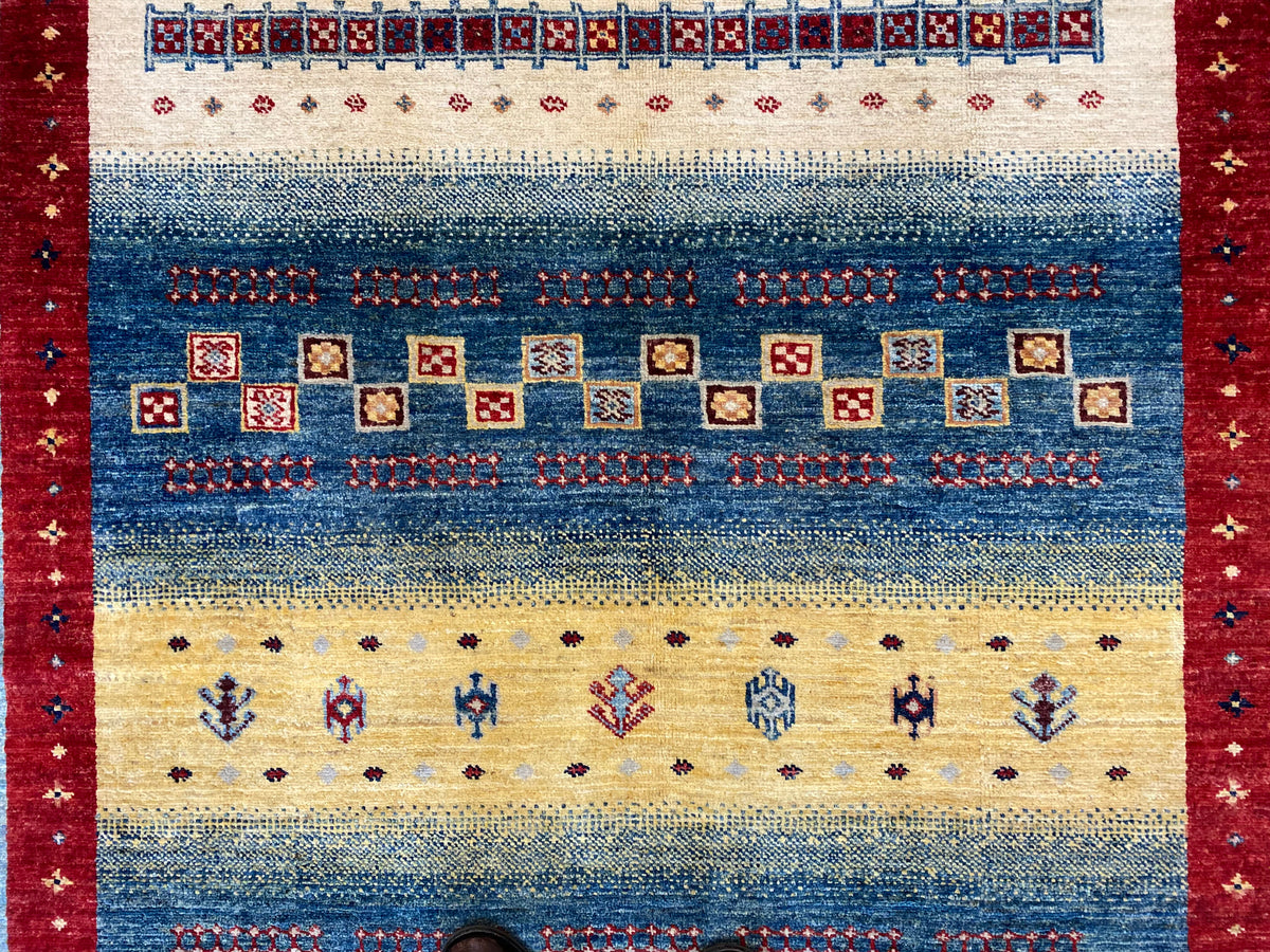 Afghan Turkaman weave 244x169 cm | Rug# 26028