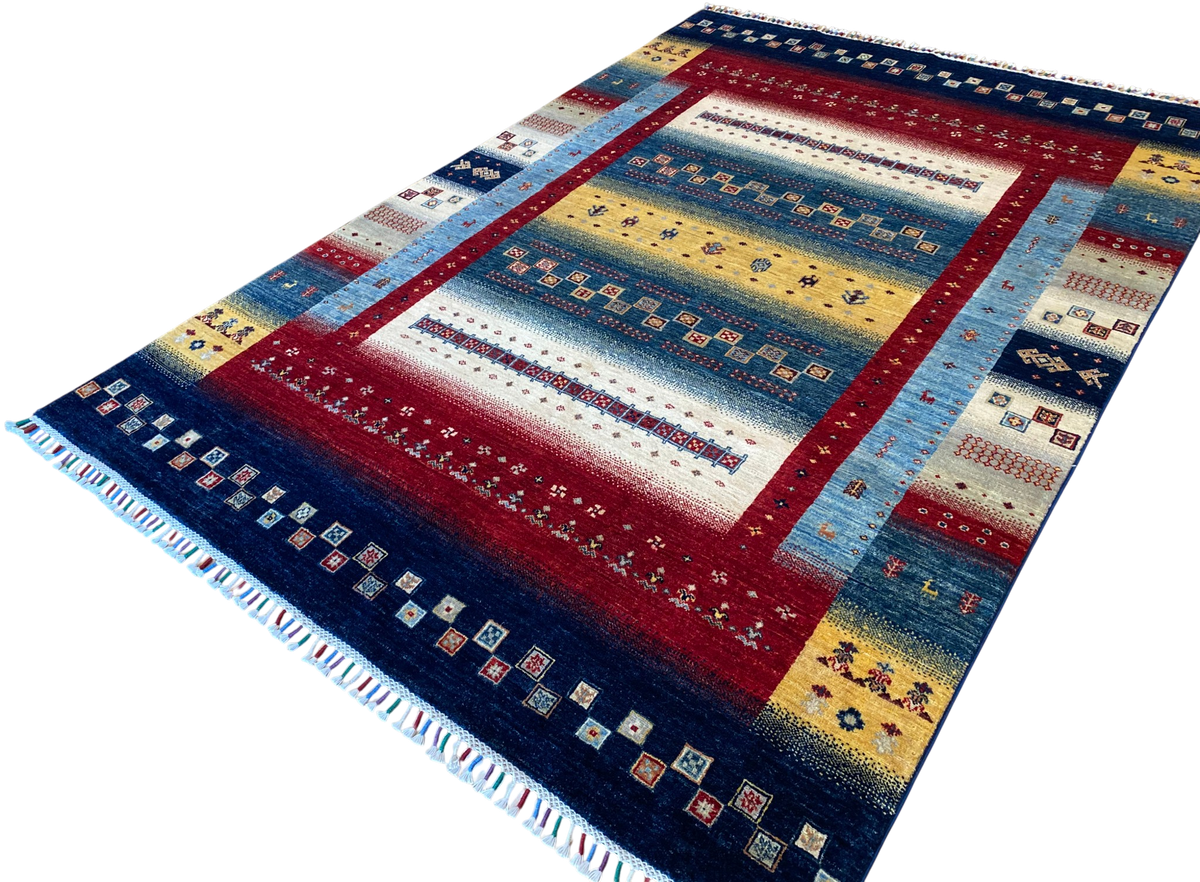 Afghan Turkaman weave 244x169 cm | Rug# 26028