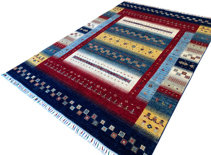 Afghan Turkaman weave 244x169 cm | Rug# 26028