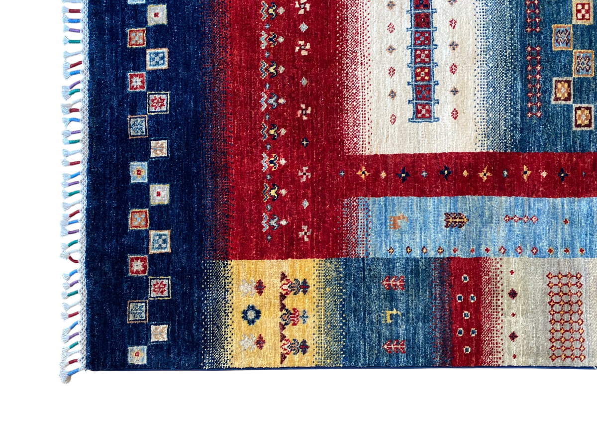 Afghan Turkaman weave 244x169 cm | Rug# 26028