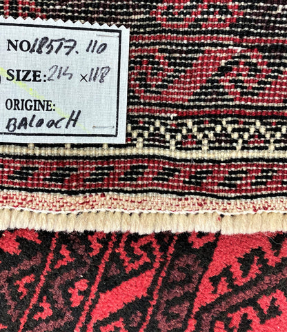 Fine Persian Quchan Balouch Rug 214x118 cm | Rug# 18517