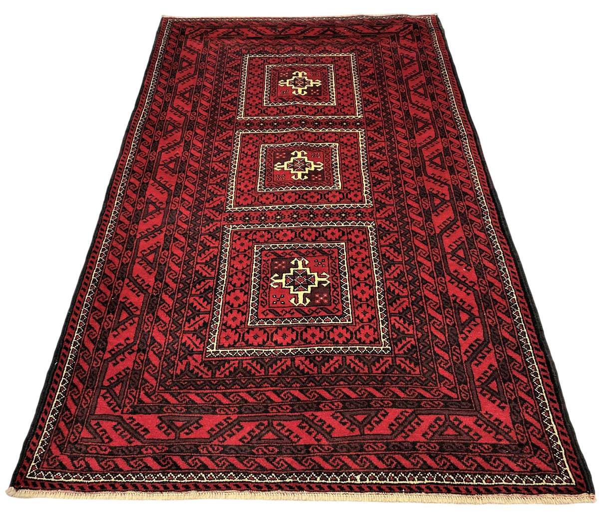 Fine Persian Quchan Balouch Rug 214x118 cm | Rug# 18517