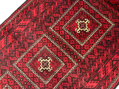 Fine Persian Quchan Balouch Rug 214x118 cm | Rug# 18517