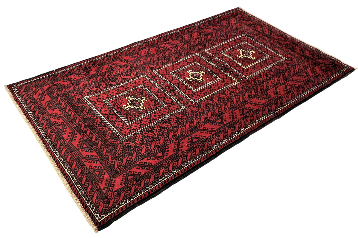 Fine Persian Quchan Balouch Rug 214x118 cm | Rug# 18517