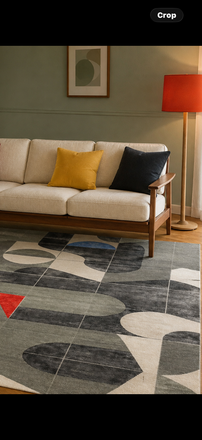 Scandinavian Designer Rug 297x201cm | Rug# 31192