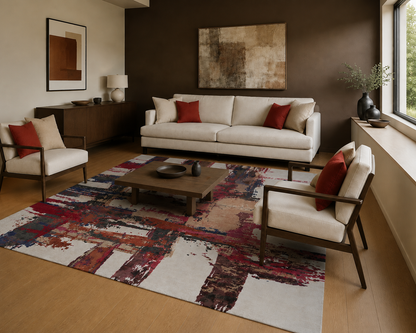 Tibetan weave designer Rug 299x241 cm | Rug# 32001