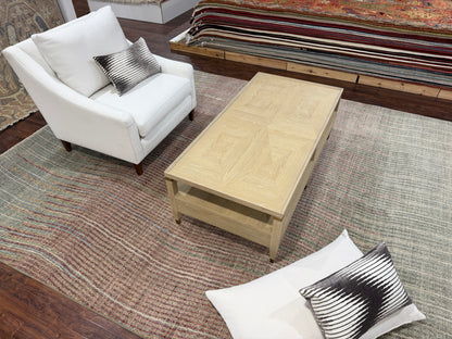 Modern Designer Rug in wool and silk,  376x278cm | Rug# 27211