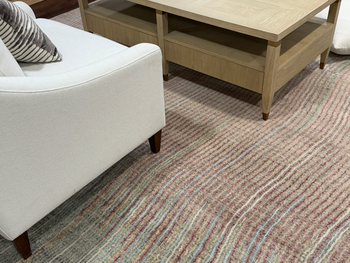 Modern Designer Rug in wool and silk,  376x278cm | Rug# 27211