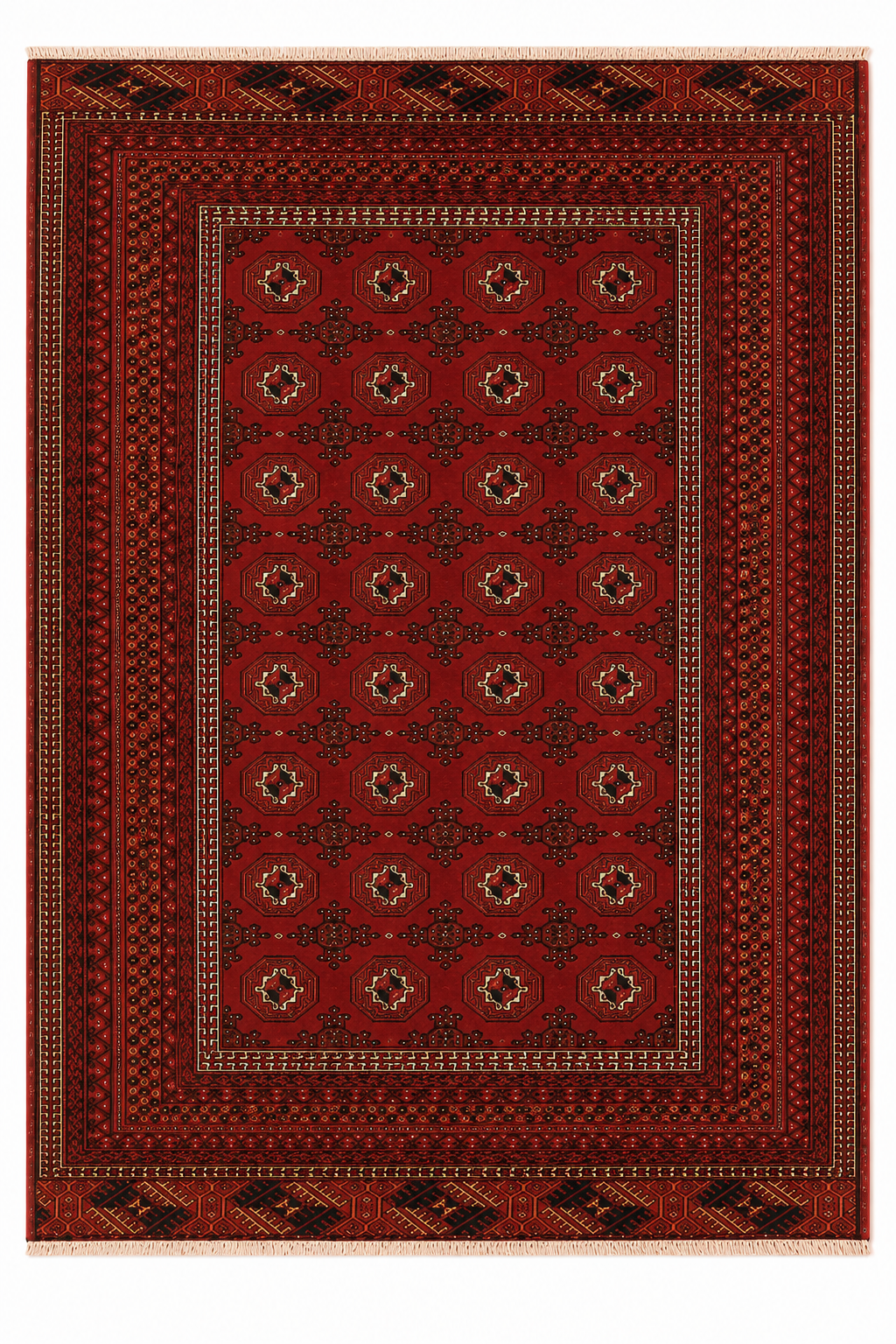 Turkmen Tribal Rug 173x135cm | Rug#  6847