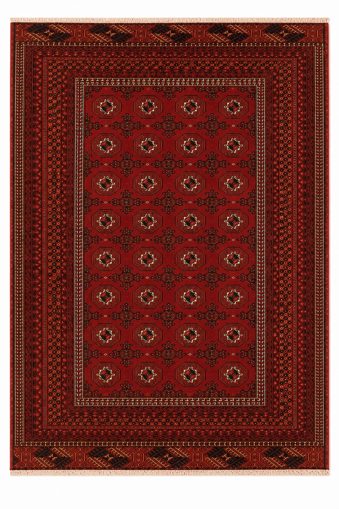 Turkmen Tribal Rug 173x135cm | Rug#  6847