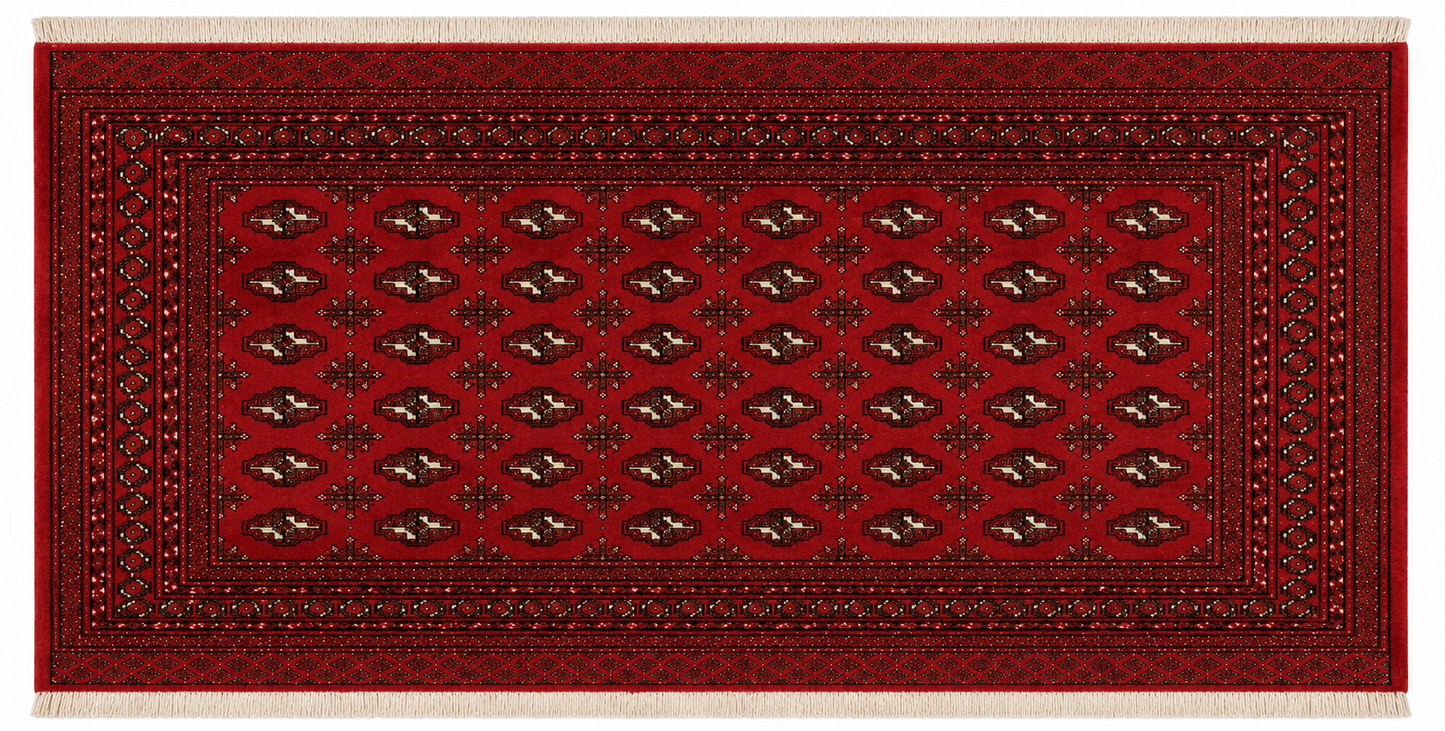 Hand-Knotted Turkaman Joval 115x52cm | Rug# 6767