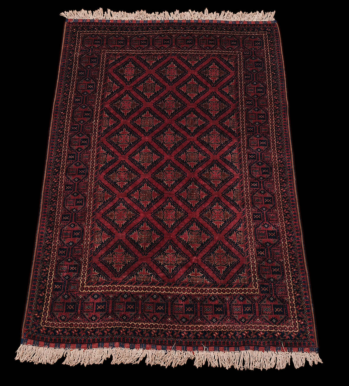 Vintage Kondooz Rug c.1970 195x129cm|  Rug# 10001TD