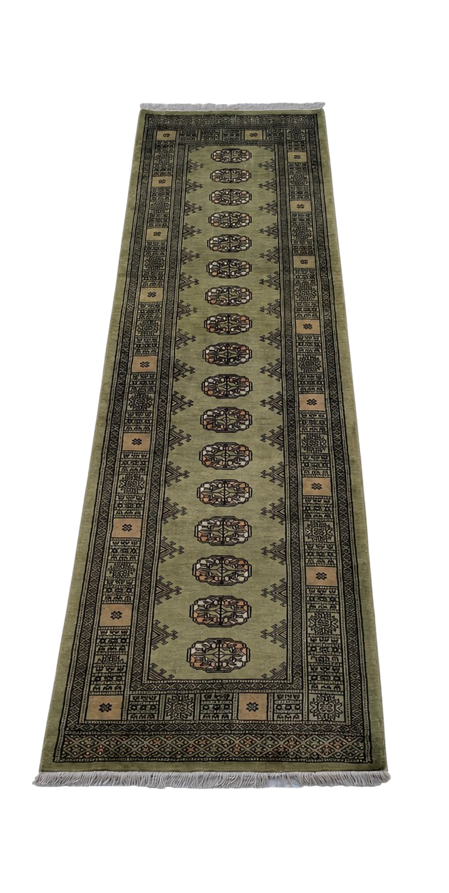Fine Pakistani Bokhara Runner 293x81 cm | Rug# 27165