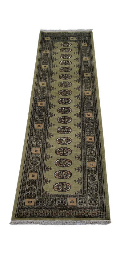 Fine Pakistani Bokhara Runner 293x81 cm | Rug# 27165