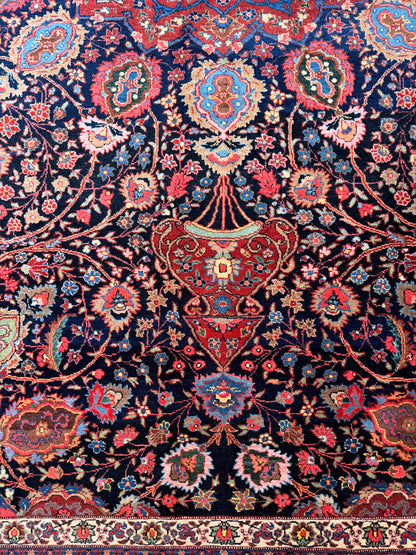Antique Tabriz, Dated 1315 AH (1897–1898 CE) 373×273 cm | Rug# 11527