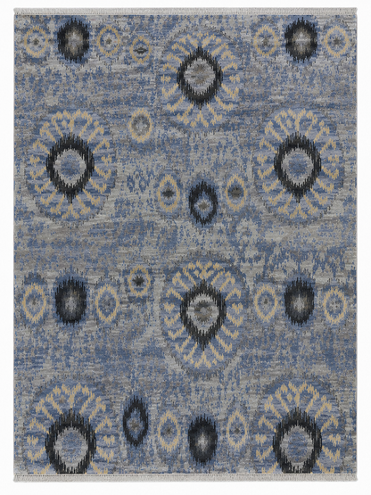 Modern Ikat design Rug 295x237cm | Rug# 30814