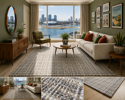 Contemporary Designer Rug 305x247cm | Rug# 32112
