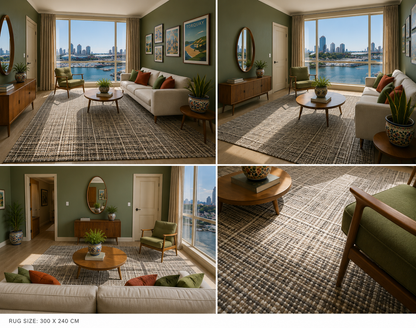 Contemporary Designer Rug 305x247cm | Rug# 32112
