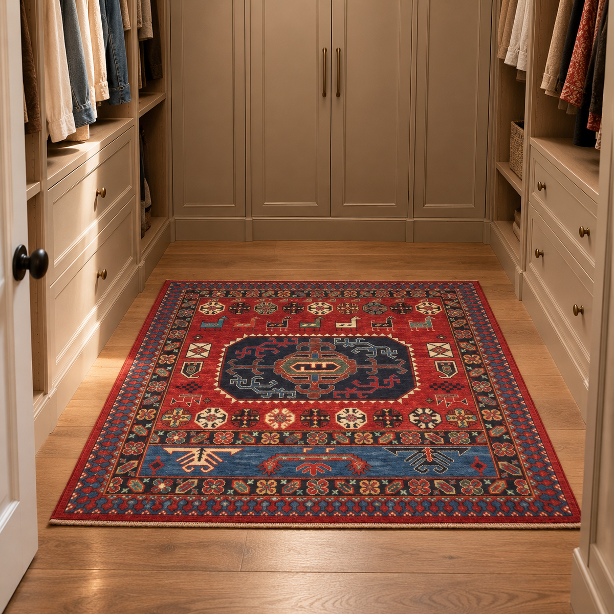 Samarkand Kazak Design Rug 156x149 cm | Rug# 24791