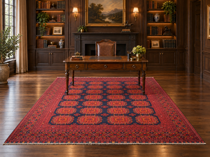 Superfine Ersari Turkaman Rug 291x202 cm | Rug# 26472