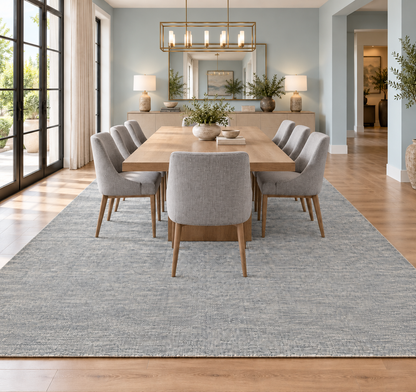 Catena Light Blue Contemporary Rug 361x278 cm | Rug# 31501