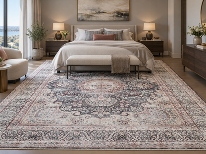Vintage & Distressed Persian Rug ,381x285 cm | Rug#26786