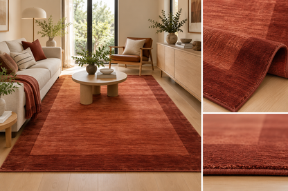 Hand-Knotted Fine Gabbeh Rug – Terra – 240×170 cm | Rug# 32579