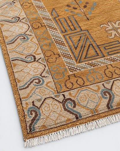 19th century Khotan Design Wool Rug 366×276 cm | Rug# 32501